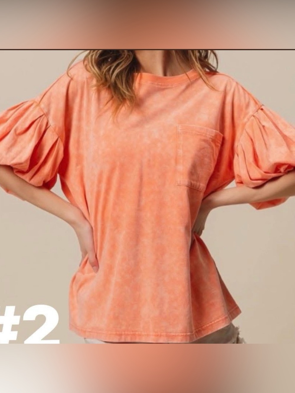 Bibi Puff Sleeve T-Shirt